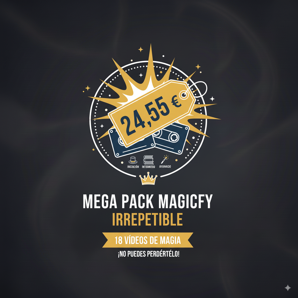 Mega Pack Magicfy Irrepetible – 18 Vídeos de Magia por solo 24,55 €